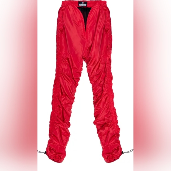 Varenne Deep Cut Red trackpants - Picture 2 of 5